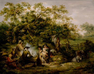 Sigøjnerlejr af George Morland