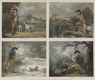 Skydestykker (chromolitho) af George Morland