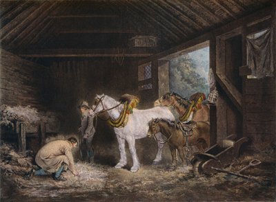 Bondestalden, 1791 1901 af George Morland