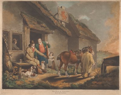 Den første september - aften af George Morland