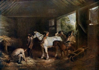 Staldens indre, 1791, 1912. af George Morland