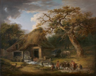 Den Gamle Vandmølle af George Morland
