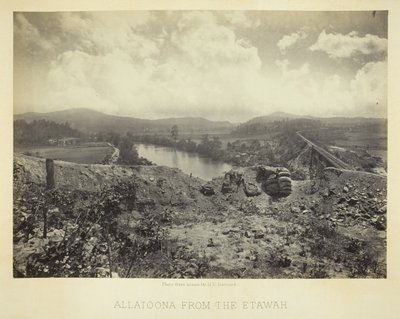 Allatoona fra Etawah af George N. Barnard