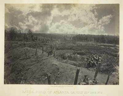 Slagmarken ved Atlanta, GA, nr. 2 af George N. Barnard