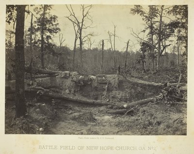 Slagmarken ved New Hope Church, GA, nr. 2 af George N. Barnard