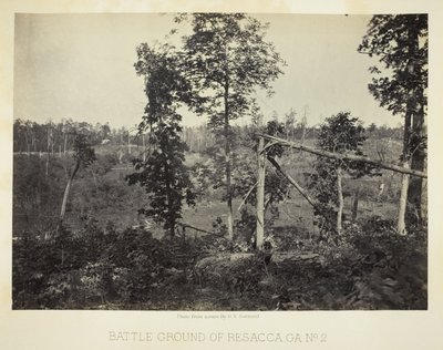 Battle Ground of Resacca, GA, nr. 2 af George N. Barnard