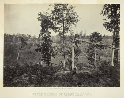 Battle Ground of Resacca, GA, nr. 2, 1866. af George N. Barnard