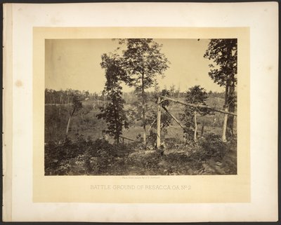 Battle Ground i Resacca, Ga. Nr. 2 af George N. Barnard