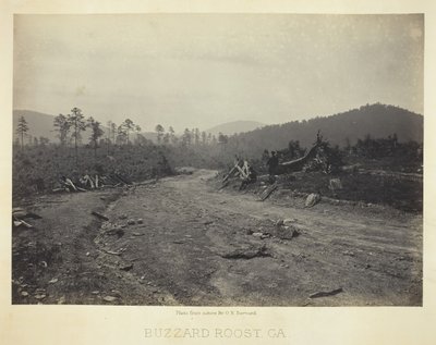 Buzzard Roost, GA, 1866. af George N. Barnard