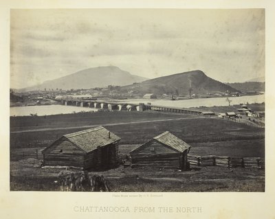 Chattanooga fra nord af George N. Barnard