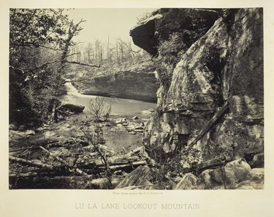 Lu-La Lake Lookout Mountain af George N. Barnard
