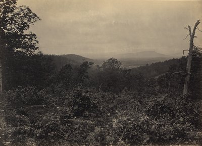 Mission Ridge, stedet for Shermans angreb af George N. Barnard