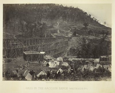 Pass i Raccoon Range, Whiteside nr. 1 af George N. Barnard