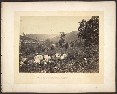 Passet i Raccoon Range, Whiteside nr. 2 af George N. Barnard