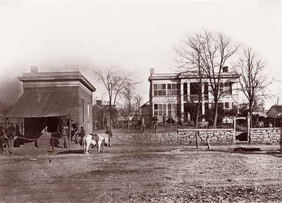 Provost Marshals hovedkvarter, Chattanooga, ca. 1864. af George N. Barnard