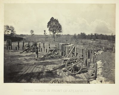 Rebel arbejder foran Atlanta, GA, nr. 2, 1864. af George N. Barnard