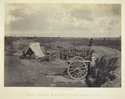Rebel arbejder foran Atlanta, GA, nr. 4, 1864. af George N. Barnard