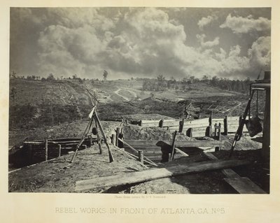 Rebel arbejder foran Atlanta, GA, nr. 5, 1864. af George N. Barnard