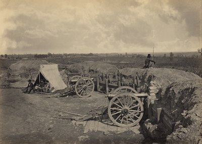 Konfødererede befæstninger foran Atlanta, Georgia, nr. 4 af George N. Barnard