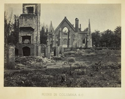Ruiner i Columbia, S.C. af George N. Barnard