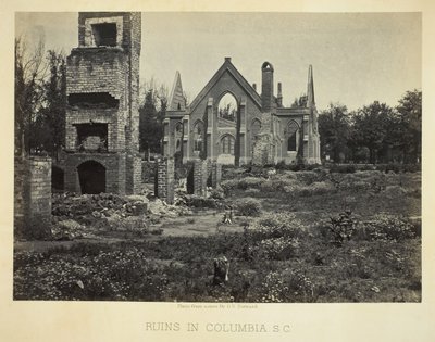 Ruiner i Columbia, S.C., 1865. af George N. Barnard