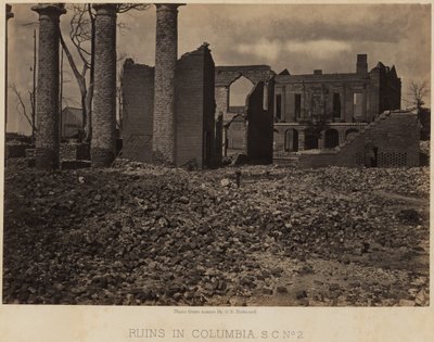 Ruiner i Columbia, S.C. nr. 2 af George N. Barnard