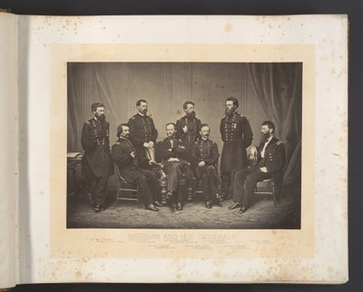 Sherman og hans generaler af George N. Barnard