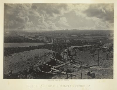 South Bank of the Chattahoochie, Ga., 1866. af George N. Barnard