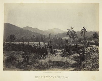 Allatoona-passet, GA af George N. Barnard