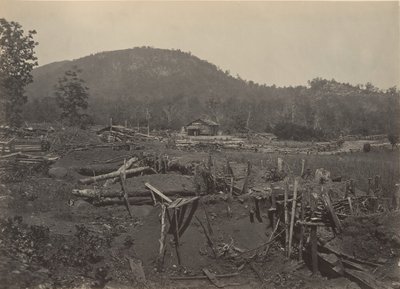 Fronten af Kenesaw Mountain, Georgia, 1860