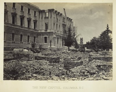 Det nye Capitol, Columbia, SC af George N. Barnard