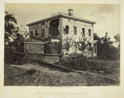The Potter House Atlanta af George N. Barnard