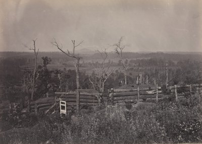 Udsigt over Kenesaw Mountain, Georgia, 1860