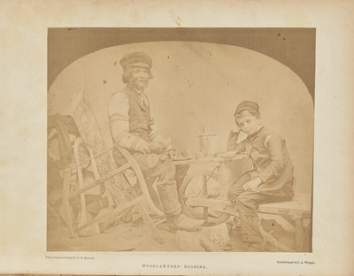 Skovhuggernes nooning af George N. Barnard
