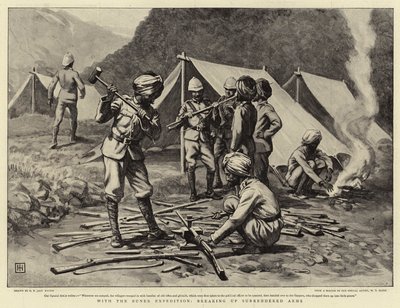 Med Buner-ekspeditionen brækkede de overgivne våben op af George Percy Jacomb Hood