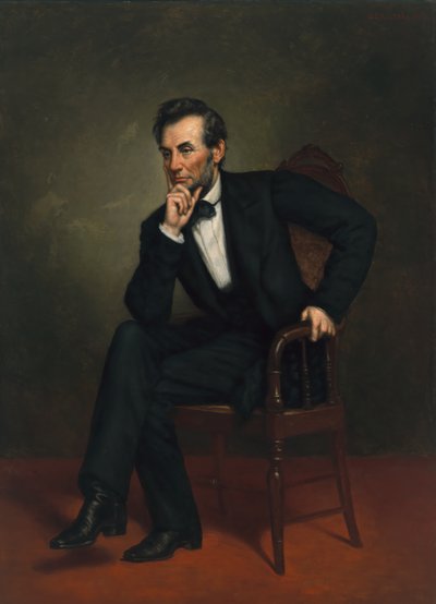 Abraham Lincoln (1809-1865) af George Peter Alexander Healy