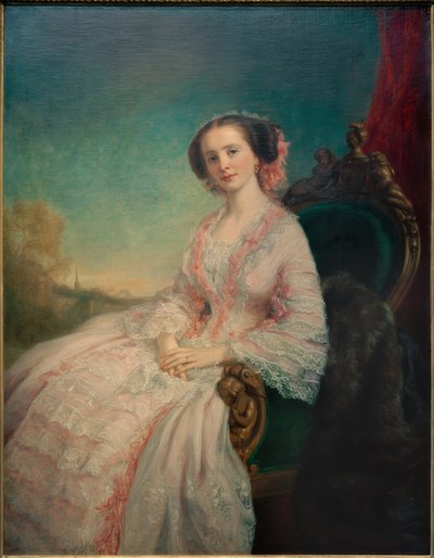 Caroline Slidell Perry Belmont af George Peter Alexander Healy