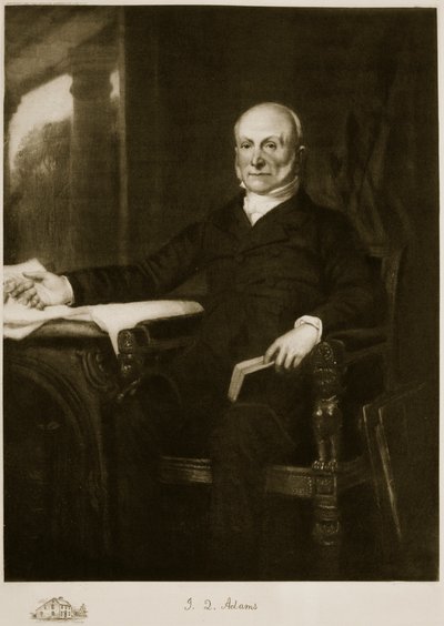 John Quincy Adams, 6. præsident for USA, pub. 1901 (fotogravure) (se også 102587) af George Peter Alexander Healy