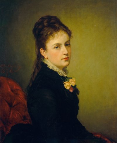 Roxana Atwater Wentworth, 1876. af George Peter Alexander Healy