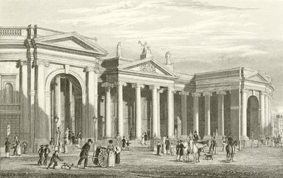 Bank of Ireland, Dublin, South Portico af George Petrie