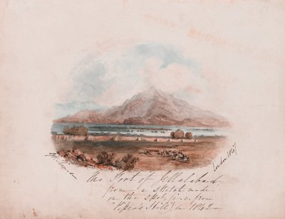The Fort of Jellalabad fra en skitse lavet på stedet (dvs. fra 