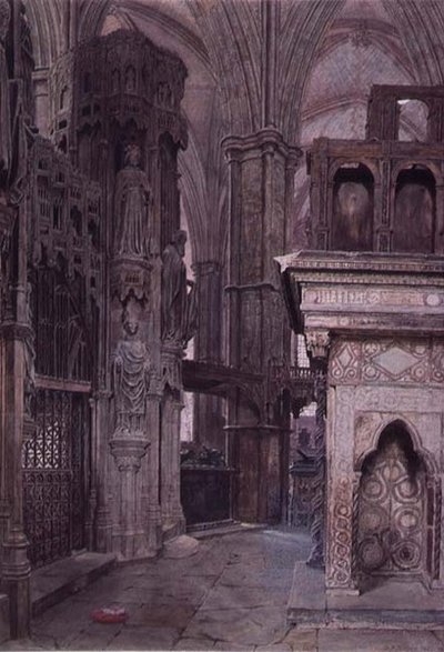 Edward Bekendernes kapel, Westminster Abbey af George Price Boyce