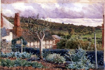Fra Garden of Sherford Cottage, Bromyard af George Price Boyce