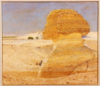 Den store sfinks ved Gizeh, 1862 af George Price Boyce