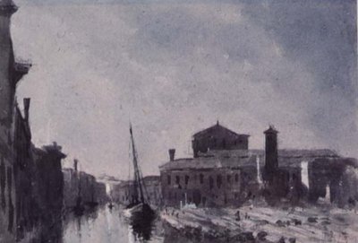 Sacca Della Misericordia, Venedig af George Price Boyce