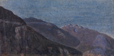 Ticino-dalen fra Giornico (akvarel) af George Price Boyce