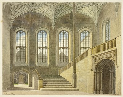 Entrance Hall, Christchurch, Oxford af George Pyne