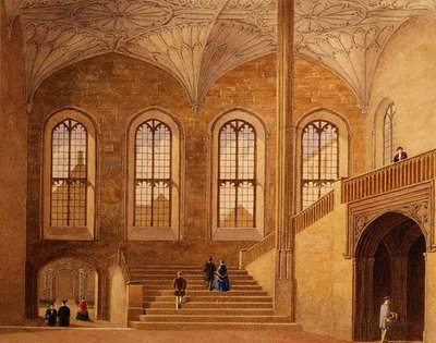 The Hall of Christ Church, Oxford af George Pyne