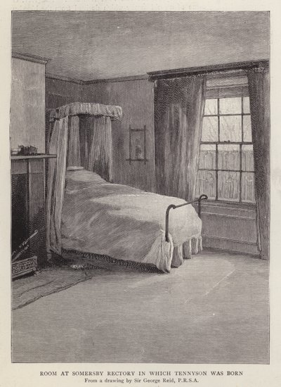 A Love Talk (litho) af George Reid