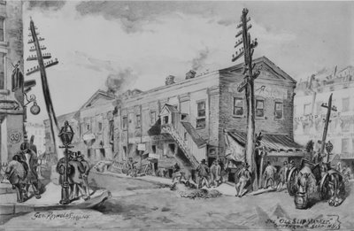 Det gamle slipmarked, 1881. af George Reynolds